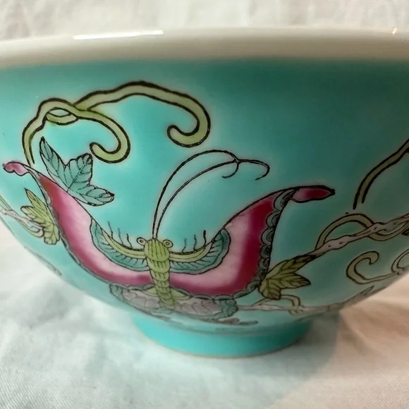 Set of 4 Vintage Chinese Fruit Bowls - Picture 4 of 8